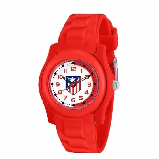 Genérico Reloj Infantil Atlético de Madrid – Producto Oficial – Reloj Analógico para Niño con Diseño Deportivo y Correa Resistente