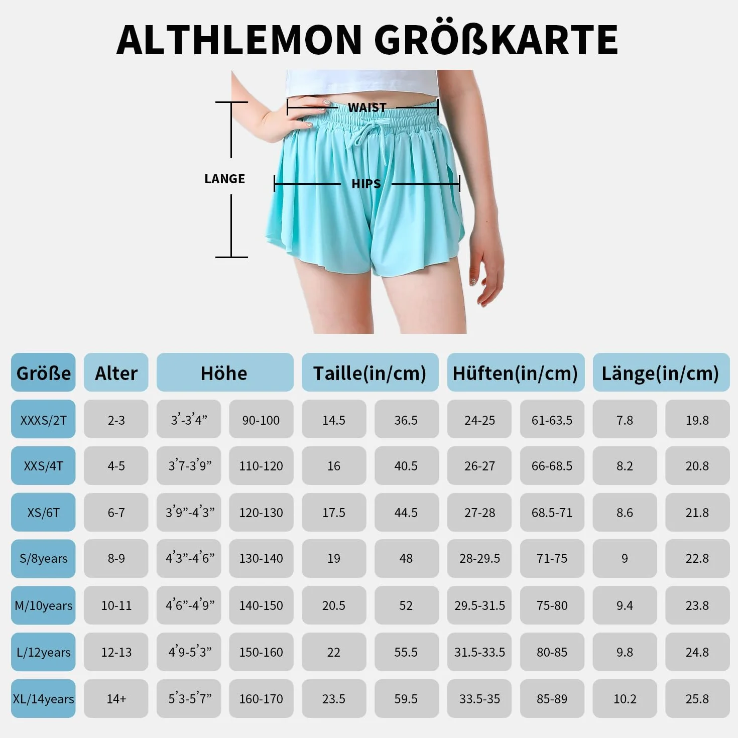 Pantalones cortos deportivos para niña, transpirables, 2 en 1, pantalones cortos activos, pantalones cortos de baño, ligeros y sólidos, con bolsillos de forro