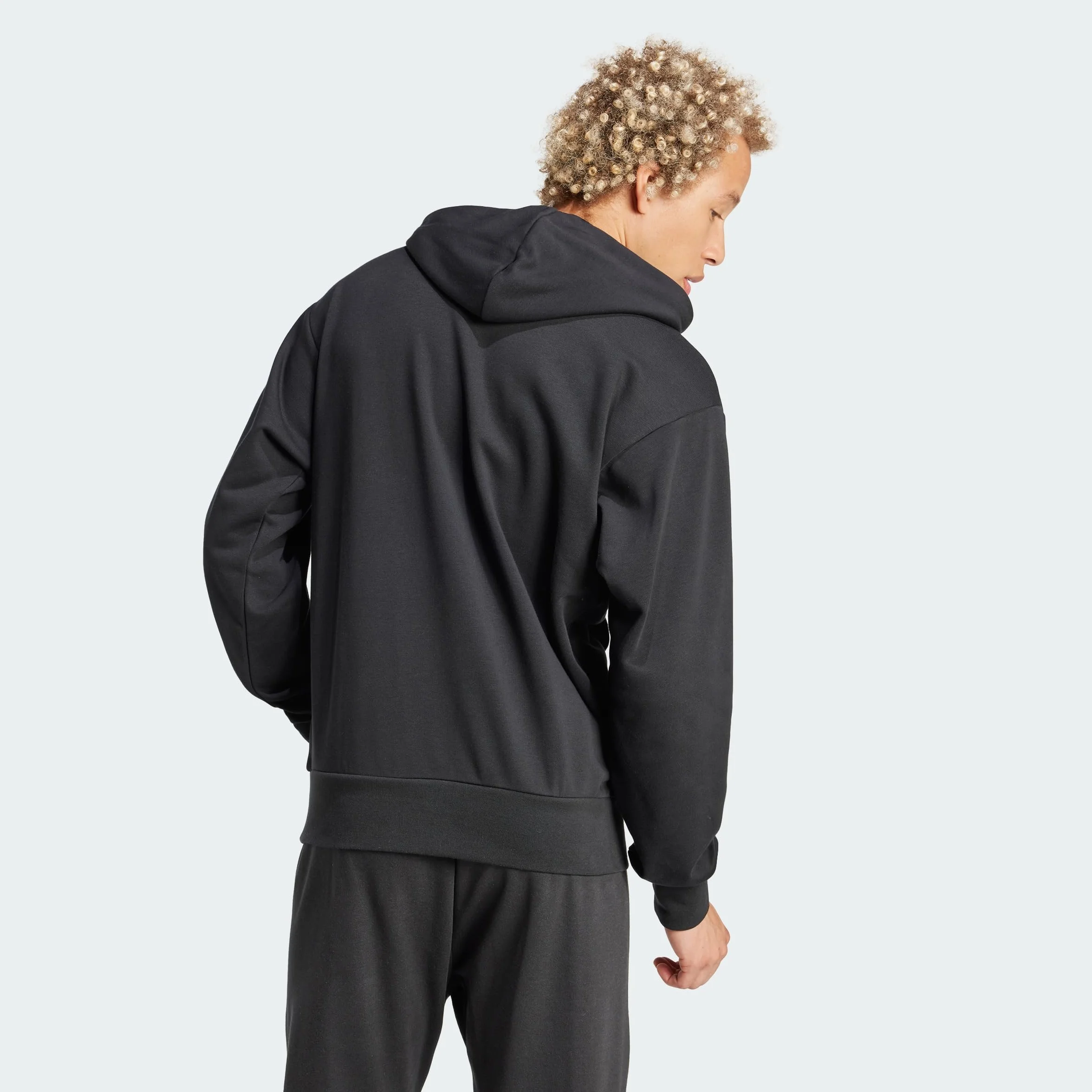 adidas Men's Sudadera con Capucha Essentials Big Logo French Terry