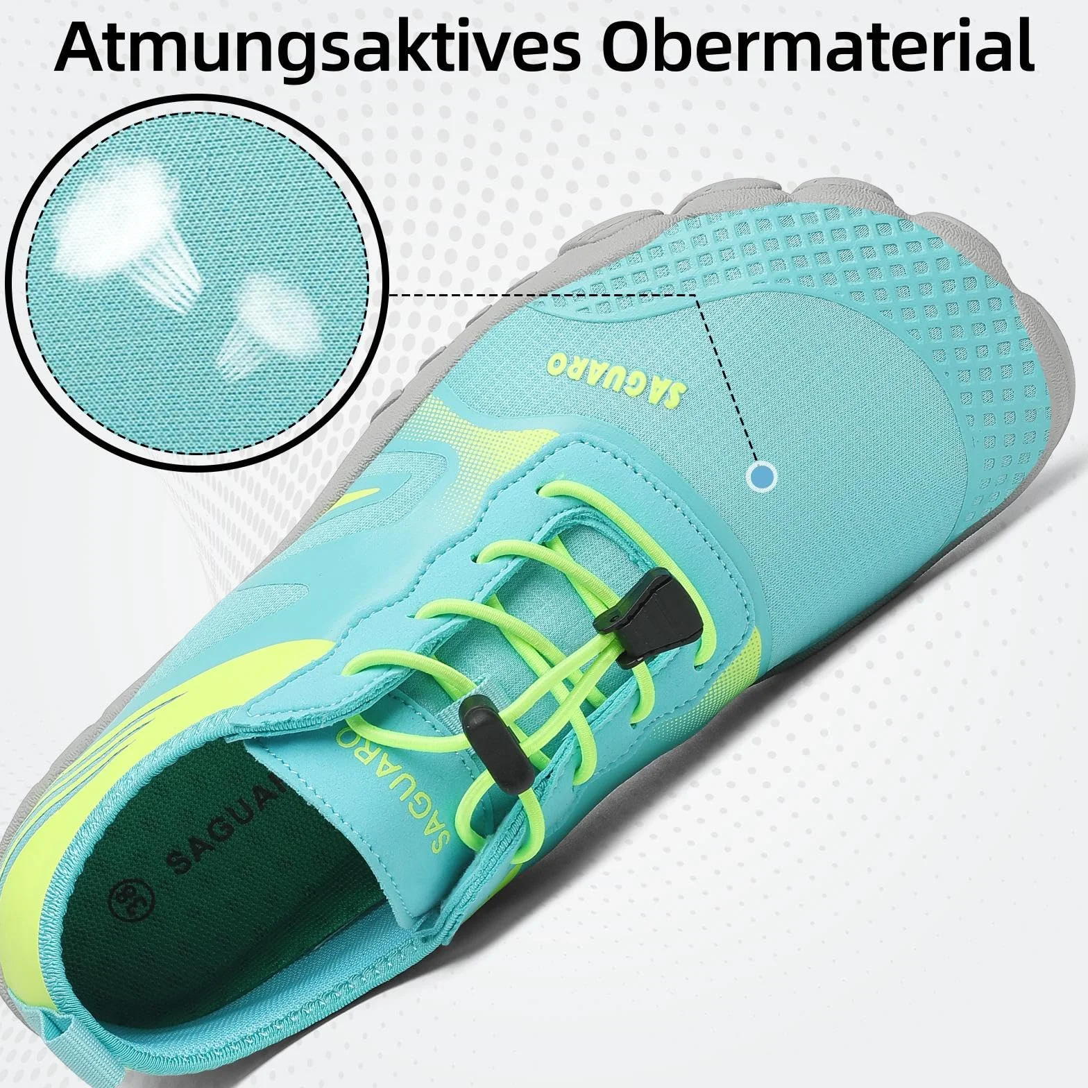 SAGUARO Zapatos de Agua para Hombre Surf Escarpines Playa Natación Respirable Antideslizante 35-46