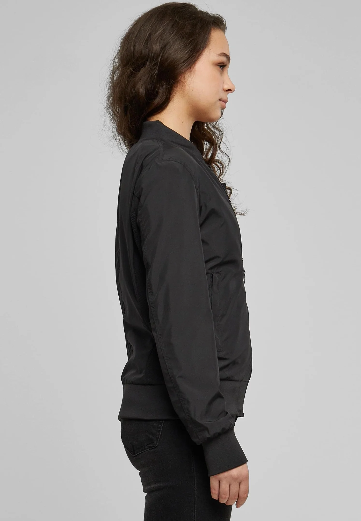 URBAN CLASSICS Chaqueta Bomber para Mujer con Bolsillos, Chaqueta Entretiempo otoño y primavera, Cazadora Acolchada de Corte Old School