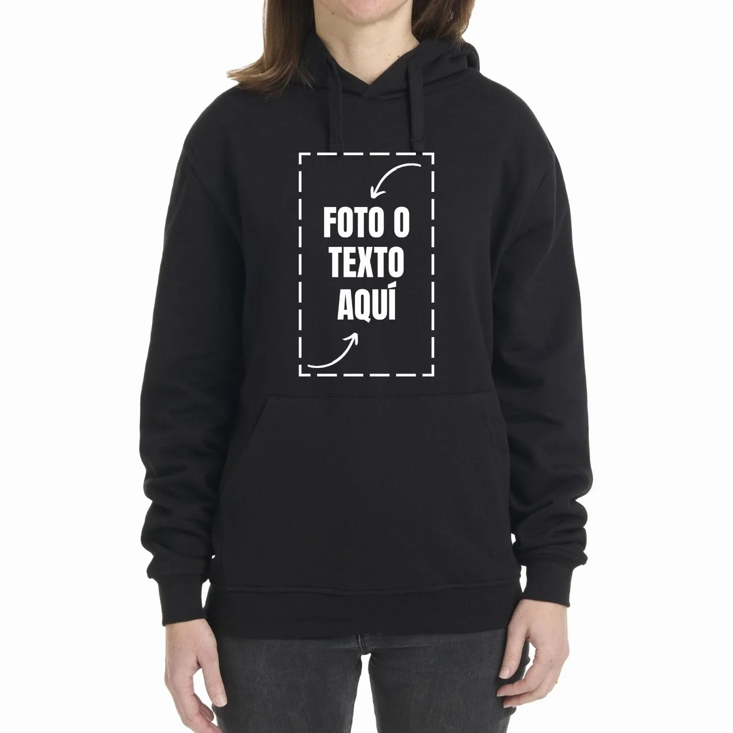 latostadora Sudadera Personalizada Hombre Mujer - Sudaderas Personalizadas Capucha - Sudaderas para Personalizar - Sudadera Personalizable por Delante y Detras - Personalised Hoodie Regalo