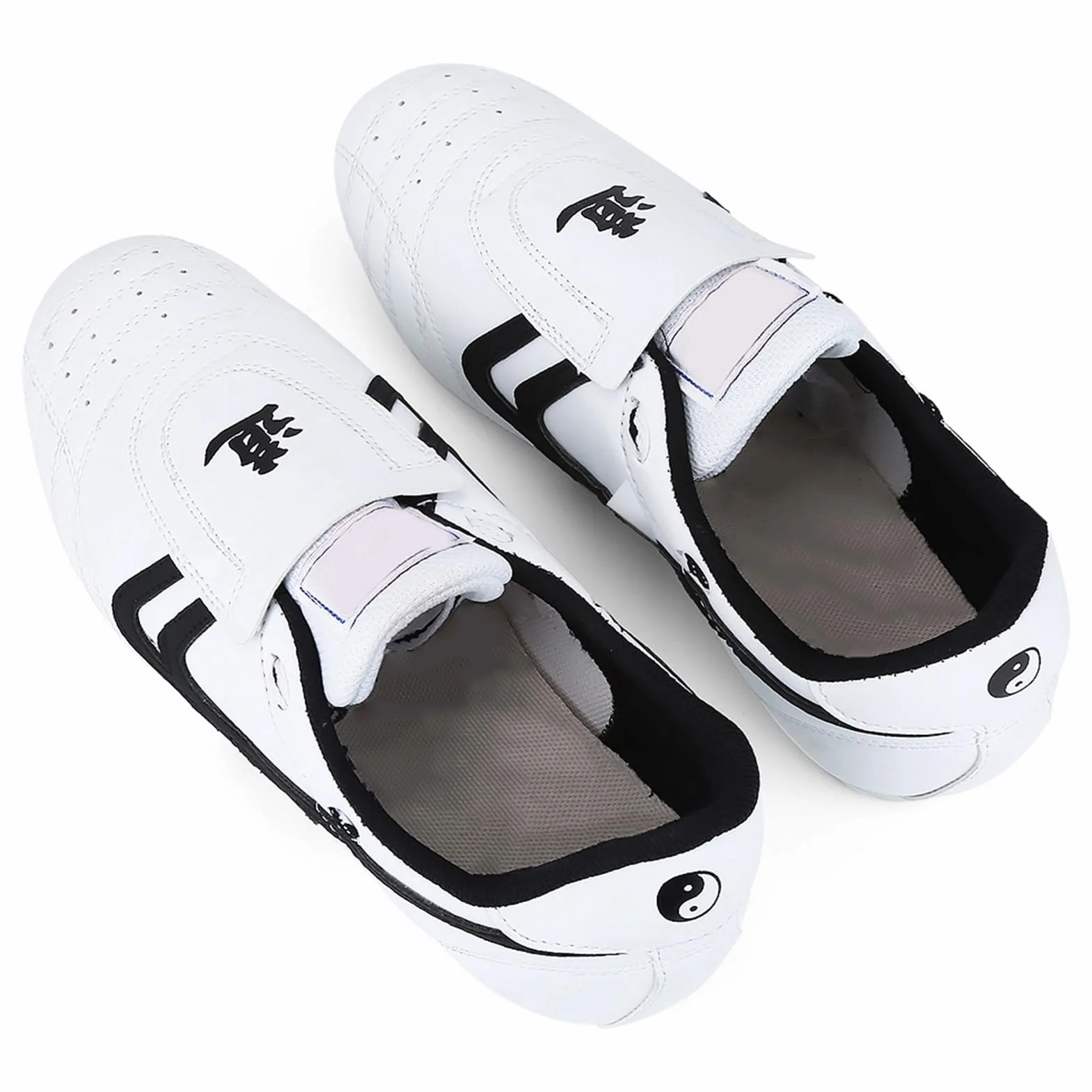 Alomejor Zapatos de Taekwondo Artes Marciales Zapatilla de Boxeo Karate Kung Fu Tai Chi Negras Ligeras