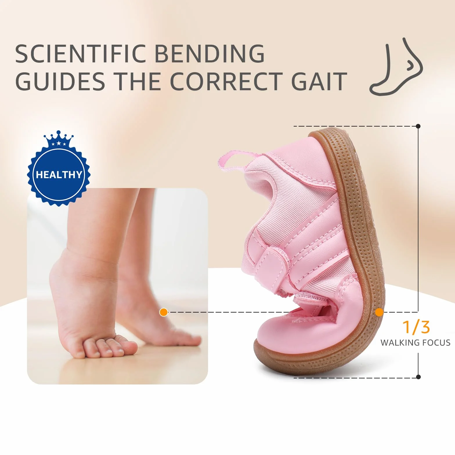 STQ KIDS Barefoot Niños Zapatillas Deportivas Niña Moda Clásicas Calzado Respetuoso Bebe Primeros Pasos Non-Slip Descalzo con Caída Cero al Aire Libre para Mejor Regalo