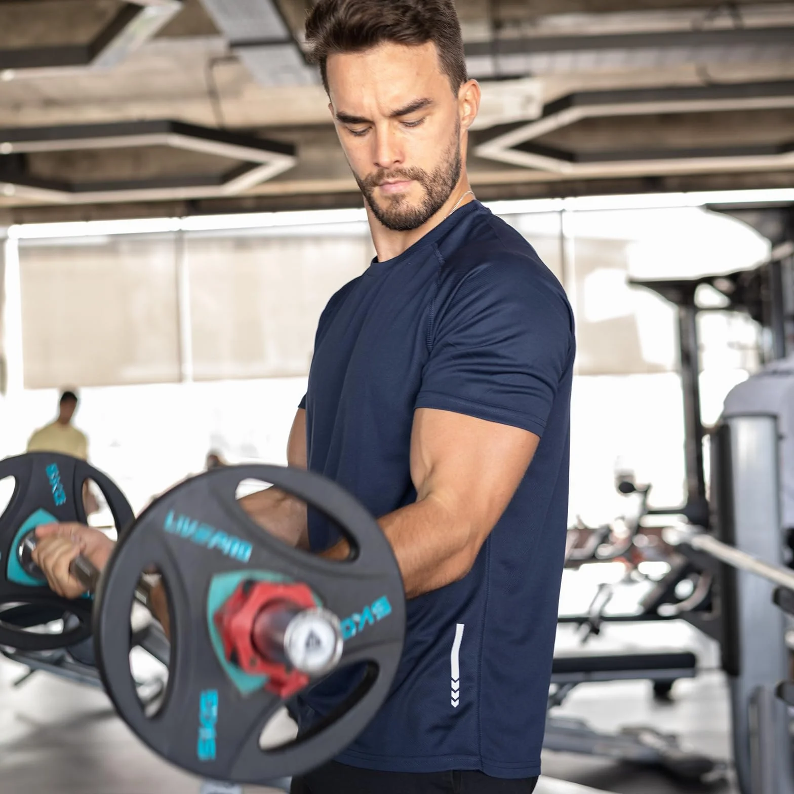 ZENGVEE 3 Piezas Camiseta Deporte Hombre Camisetas Manga Corta Hombre de Secado Rápido Respirable Ropa Gimnasio Running Fitness