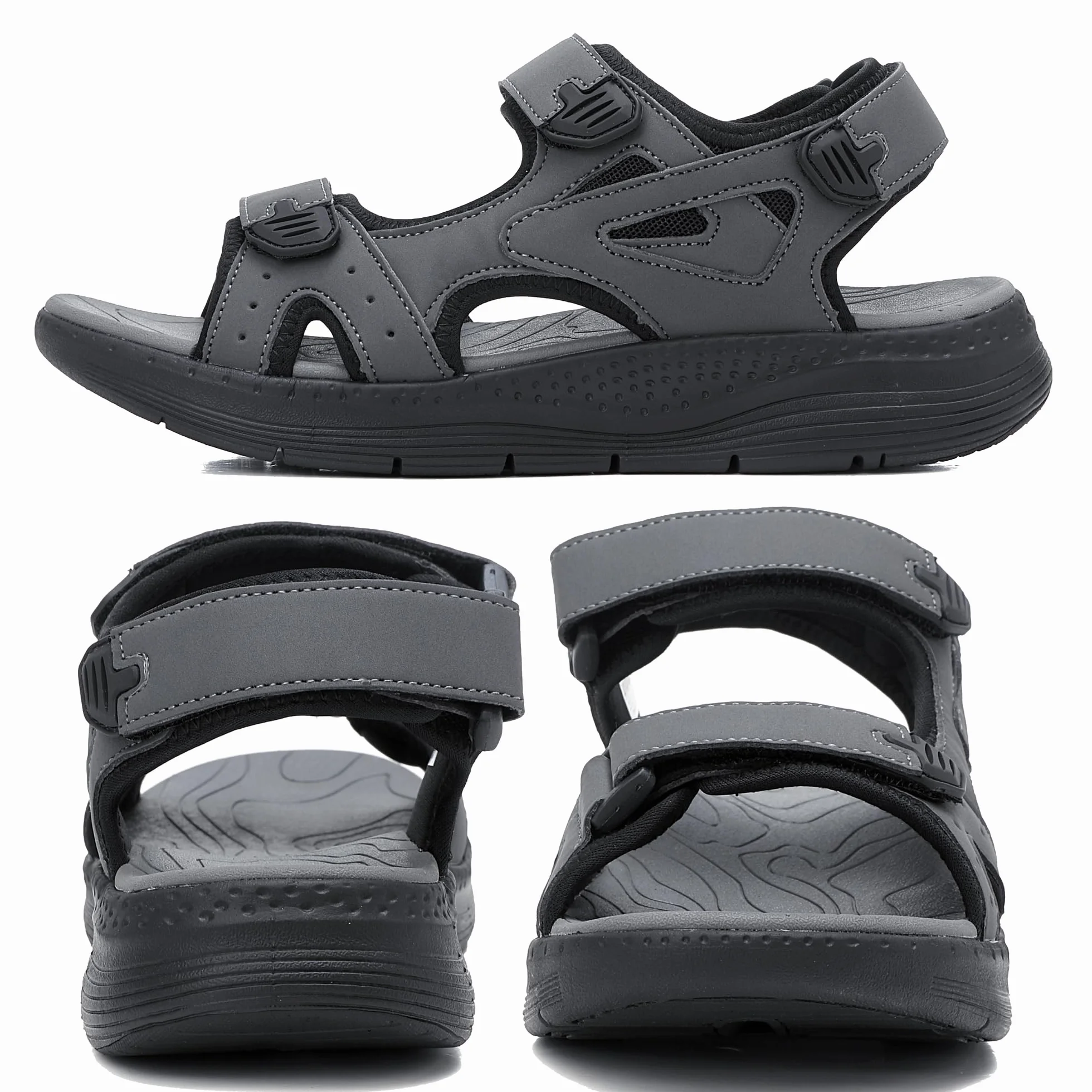 ARRIGO BELLO Sandalias de Senderismo para Hombres Verano Sandalias de Playa Antideslizante Trekking 41-46