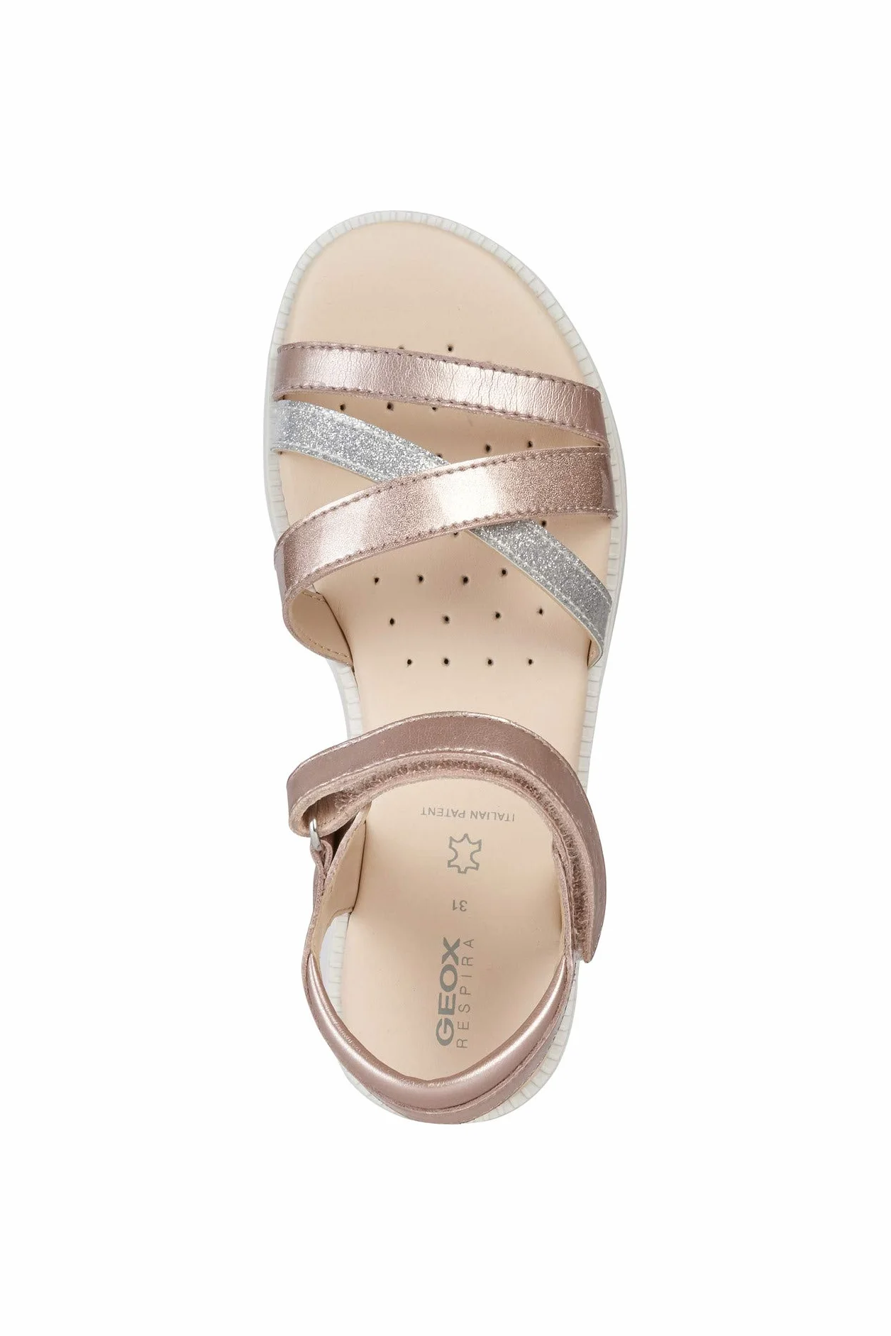 Geox J Sandal Karly Girl, Sandalias para Niña