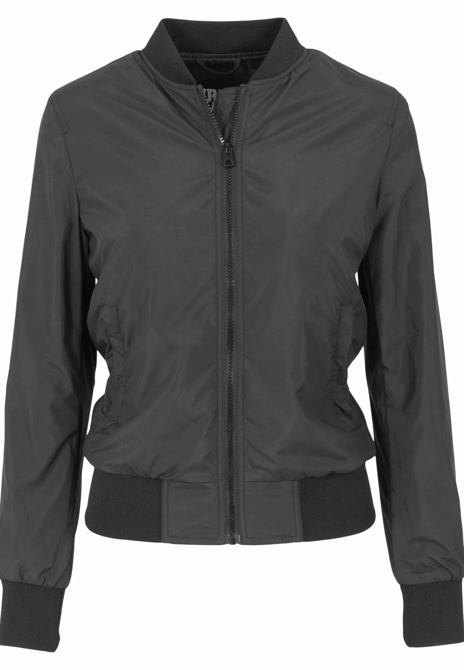 URBAN CLASSICS Chaqueta Bomber para Mujer con Bolsillos, Chaqueta Entretiempo otoño y primavera, Cazadora Acolchada de Corte Old School