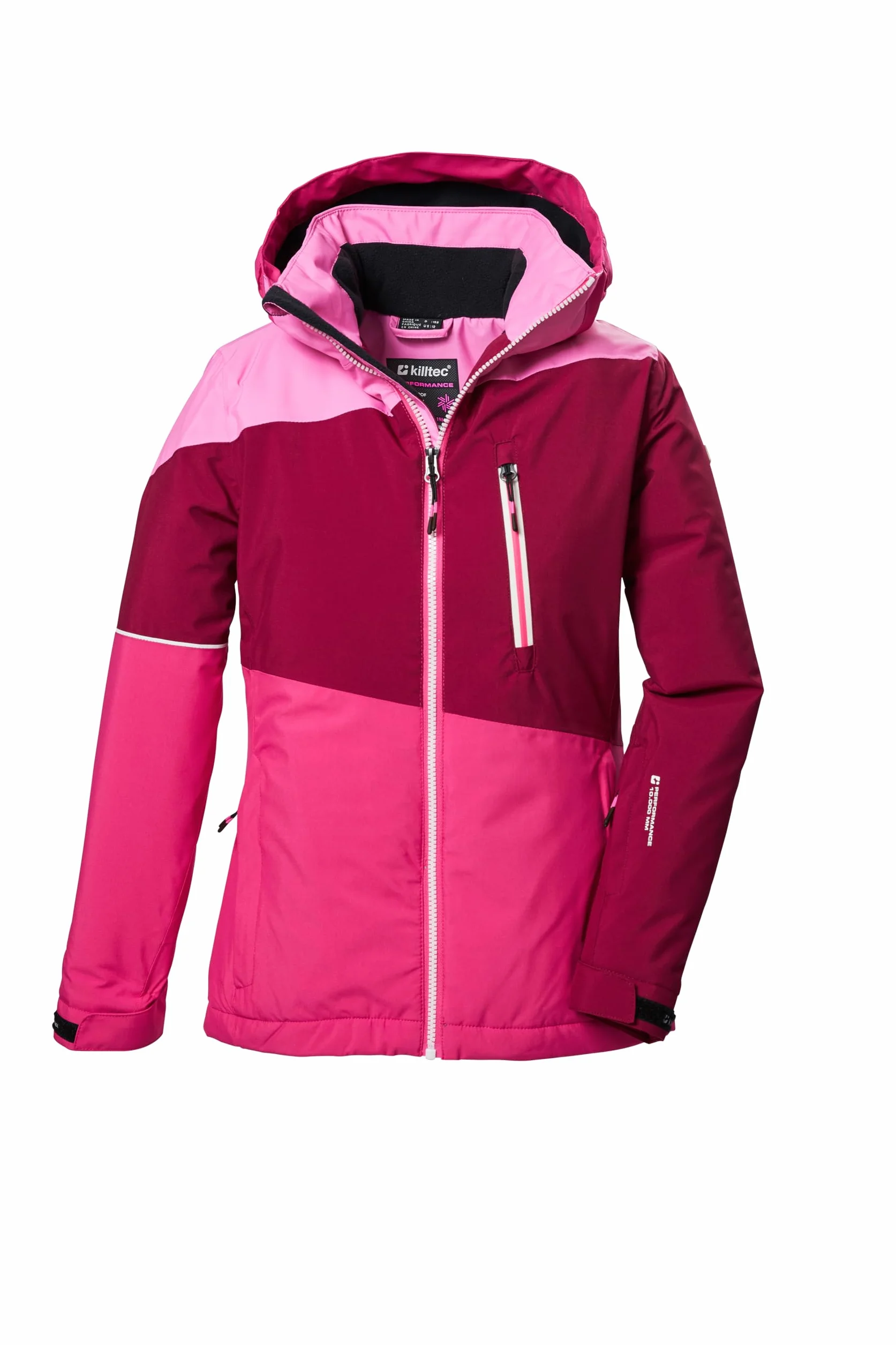 Killtec Ksw 331 Grls Ski Jckt Chaqueta de esquí/chaqueta funcional con capucha y protección contra la nieve Niñas