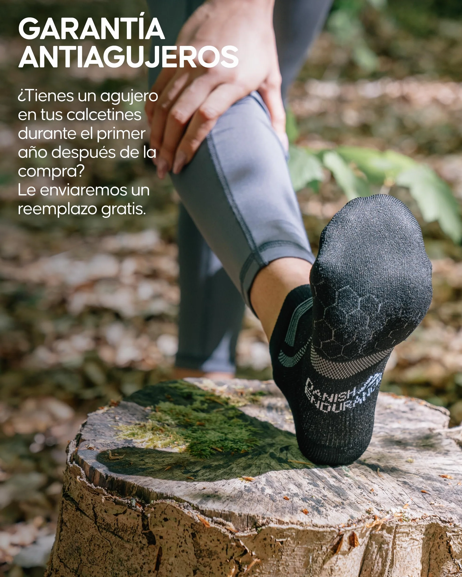 DANISH ENDURANCE Calcetines Cortos de Running, Calcetines Deportivos Antiampollas, Técnicos, Deporte, para Hombre y Mujer, 3 Pack