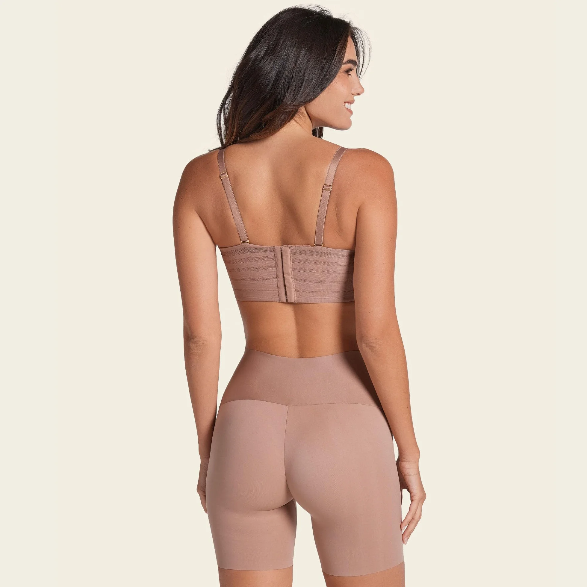 Leonisa Braga para Mujer Antirozaduras de Muslos Tipo Short Realza Gluteos - Bragas Faja Invisible para Vestido