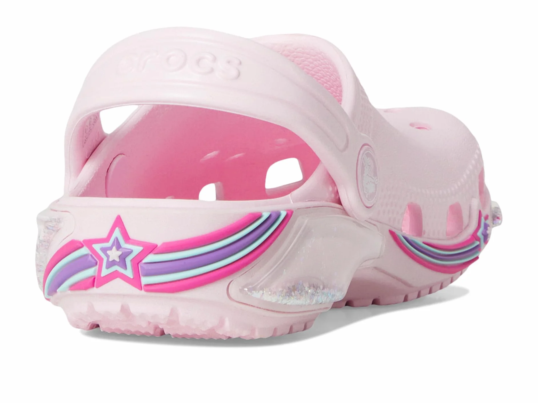Crocs Classic Star Sparkle Shaker Clog T, Zuecos Unisex niños