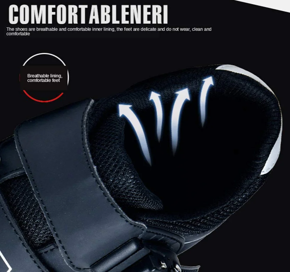 Earnmore Zapatillas de Ciclismo Antideslizantes, Zapatillas de Bicicleta de Carretera y Montaña de Fibra de Carbono Transpirables, Zapatillas Deportivas Asistidas con Tiras Reflectantes